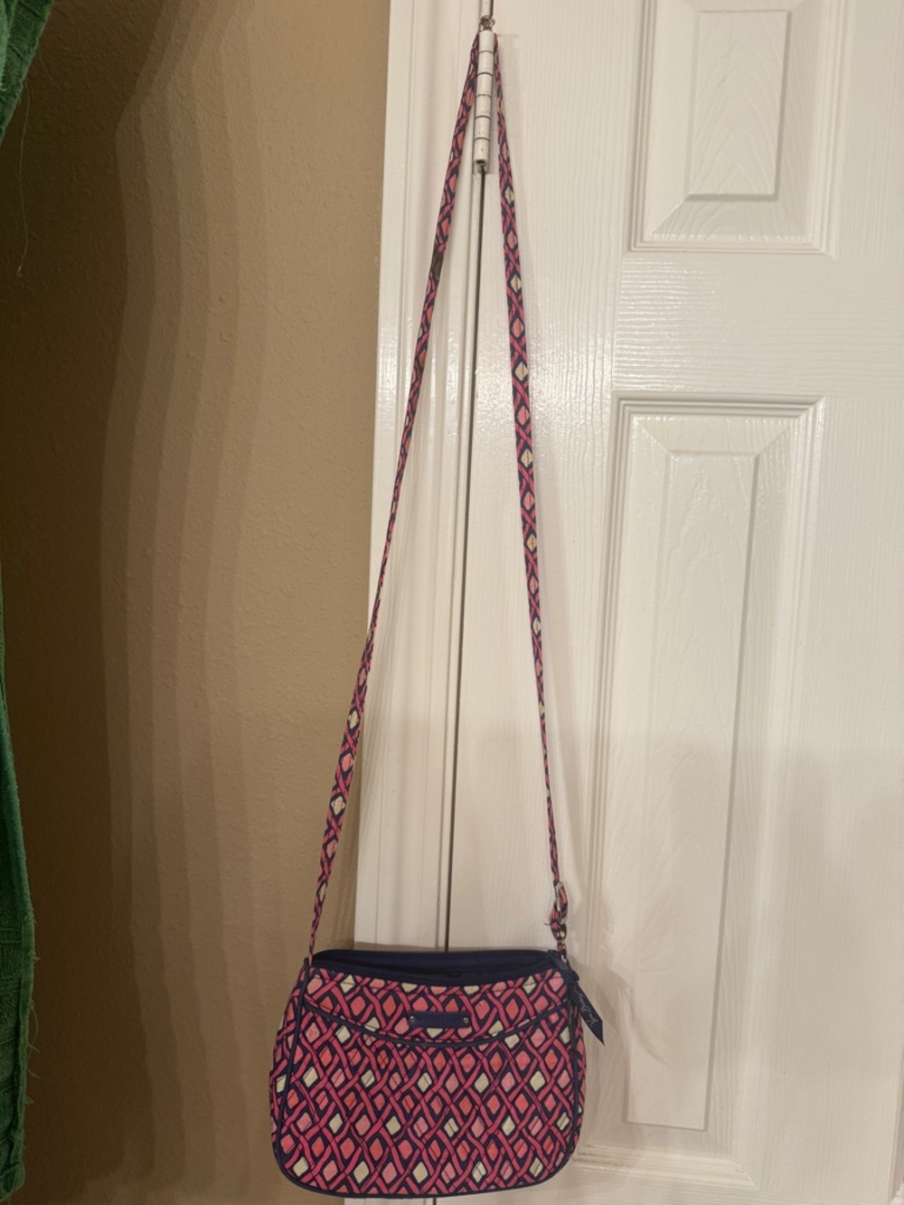 Vera Bradley Pink Geometric Crossbody Bag